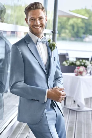 Costum de mire albastru cer WILVORST